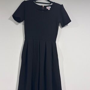 LulaRoe women’s XS black dress